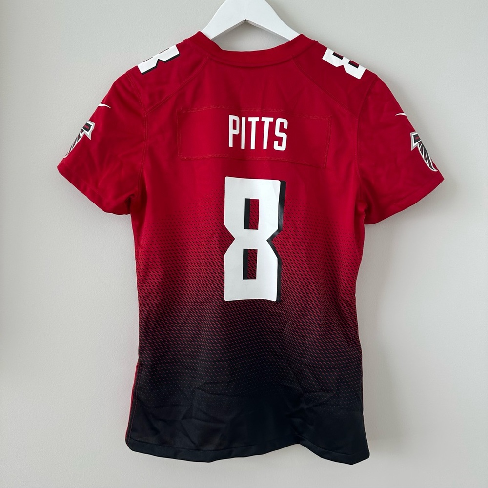Women’s Atlanta Falcons Jersey Nike Kyle Pitts Football NFL ATL Georgia Size M - Picture 9 of 11